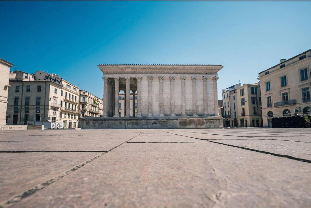 L'Historien - Avec Balcon Coeur De Nimes Appartement Buitenkant foto